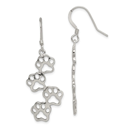 Stella Silver 925 Sterling Silver Earrings, 52mm x 19mm