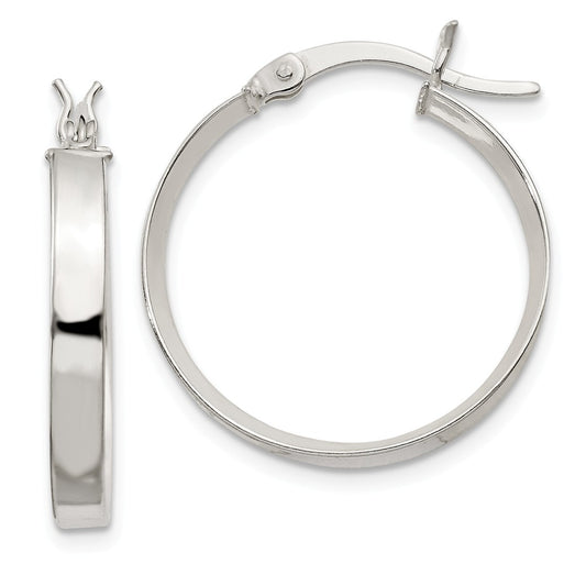 Stella Silver 925 Sterling Silver 20mm Hoop Earrings, 21mm x 21mm