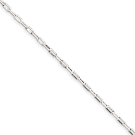 Million Charms 925 Sterling Silver 2.75mm Fancy Link Chain, Chain Length: 7 inches