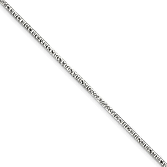 Million Charms 925 Sterling Silver 2.5mm Diamond-cut Round Franco Chain, Chain Length: 8 inches