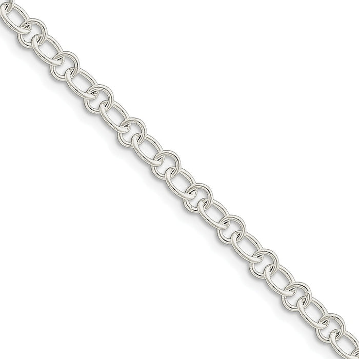 Million Charms 925 Sterling Silver Bracelet, Chain Length: 6.5 inches