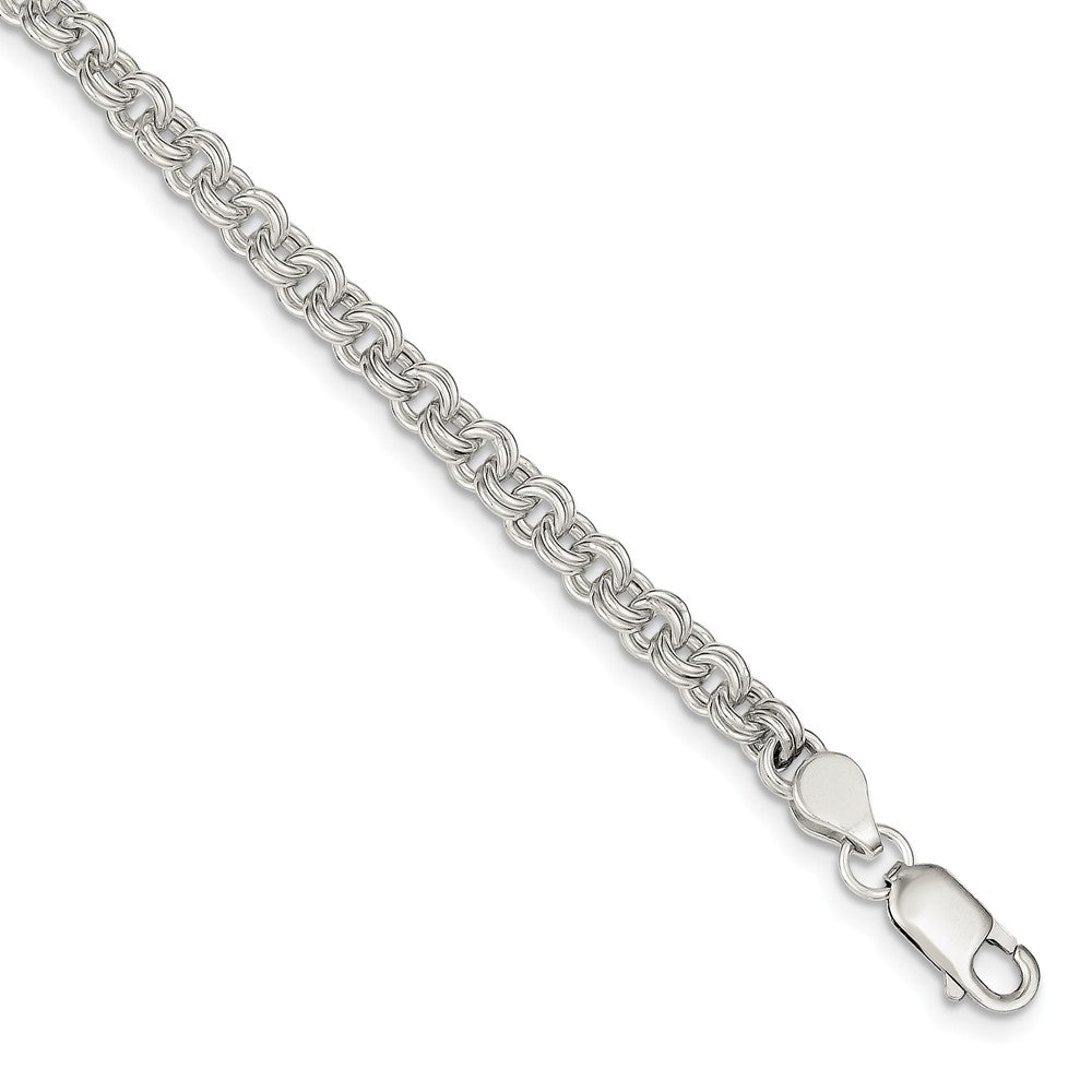 Million Charms 925 Sterling Silver 8.5inch Fancy Link Bracelet, Chain Length: 8.5 inches