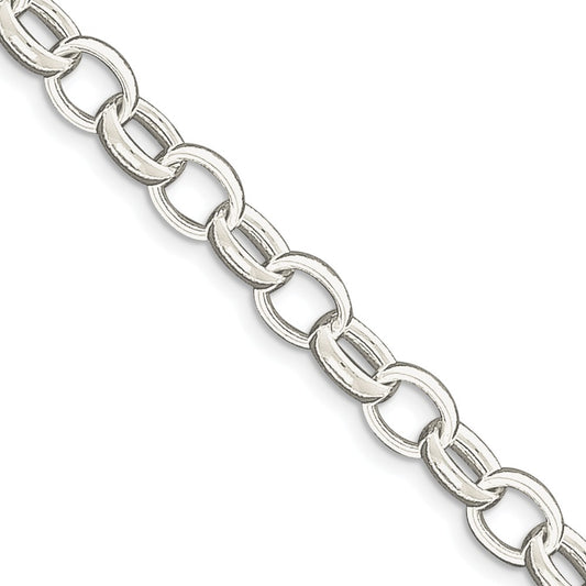 Million Charms 925 Sterling Silver 7.5inch Fancy Link Bracelet, Chain Length: 7.5 inches