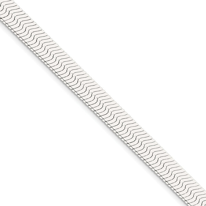 Million Charms 925 Sterling Silver 8.75mm Magic Herringbone Chain, Chain Length: 7 inches