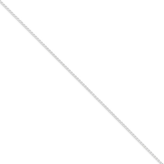Million Charms 925 Sterling Silver 1.5mm Open Link Chain, Chain Length: 10 inches