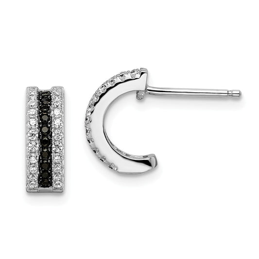 Stella Silver 925 Sterling Silver & Cubic Zirconia ( CZ ) Brilliant Embers Earrings,