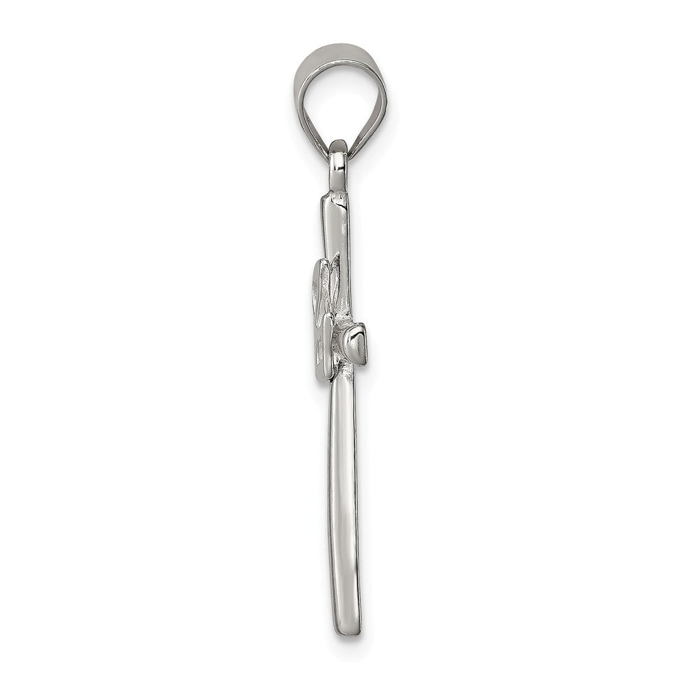 Million Charms 925 Sterling Silver Dove Relgious Cross Pendant