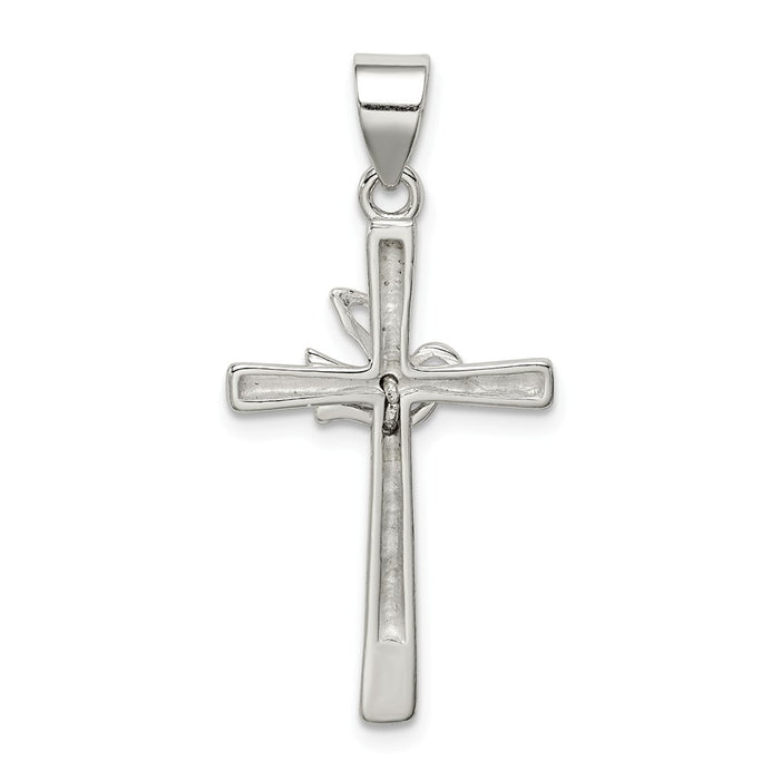 Million Charms 925 Sterling Silver Dove Relgious Cross Pendant