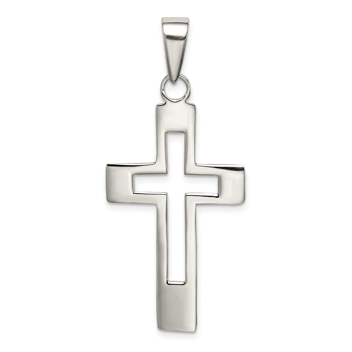 Million Charms 925 Sterling Silver Relgious Cross Pendant