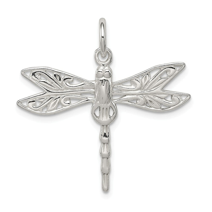 Million Charms 925 Sterling Silver Dragonfly Charm