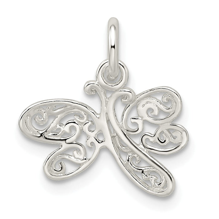 Million Charms 925 Sterling Silver Dragonfly Charm