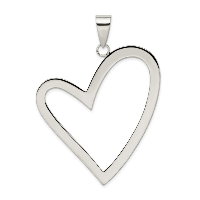 Million Charms 925 Sterling Silver Heart Pendant