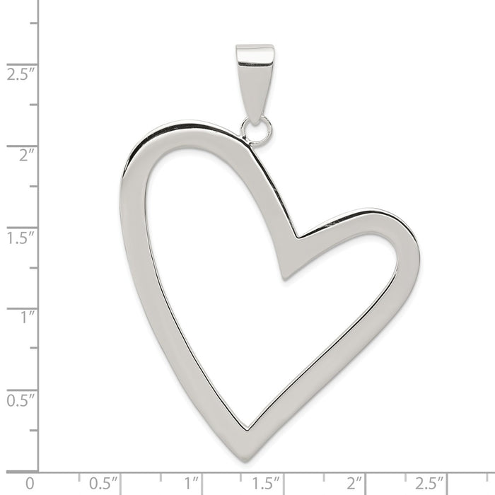 Million Charms 925 Sterling Silver Heart Pendant