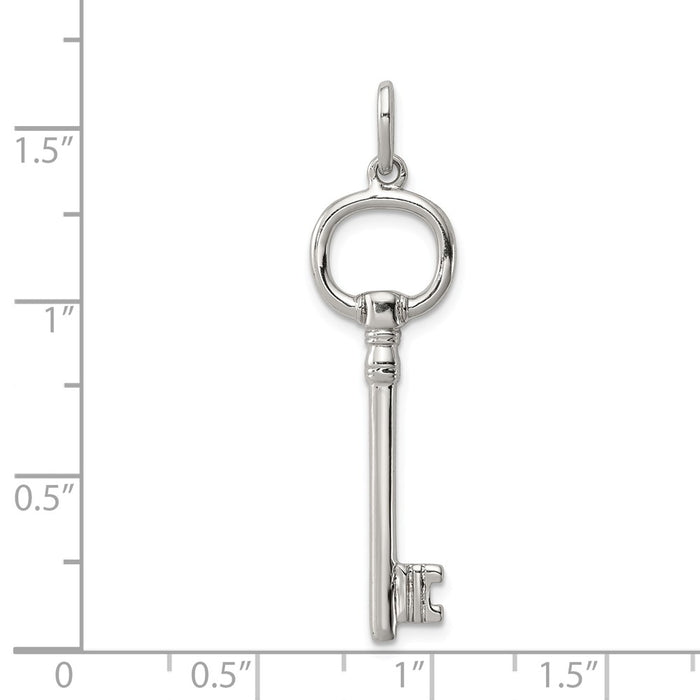 Million Charms 925 Sterling Silver Key Pendant