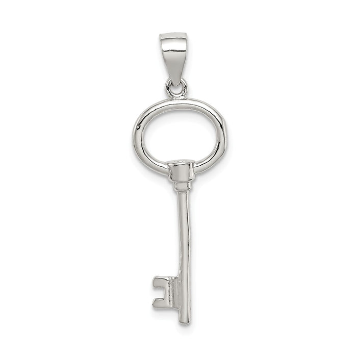 Million Charms 925 Sterling Silver Key Pendant