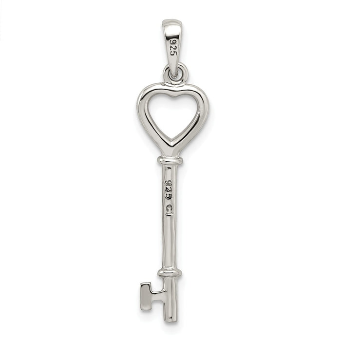 Million Charms 925 Sterling Silver Key Pendant