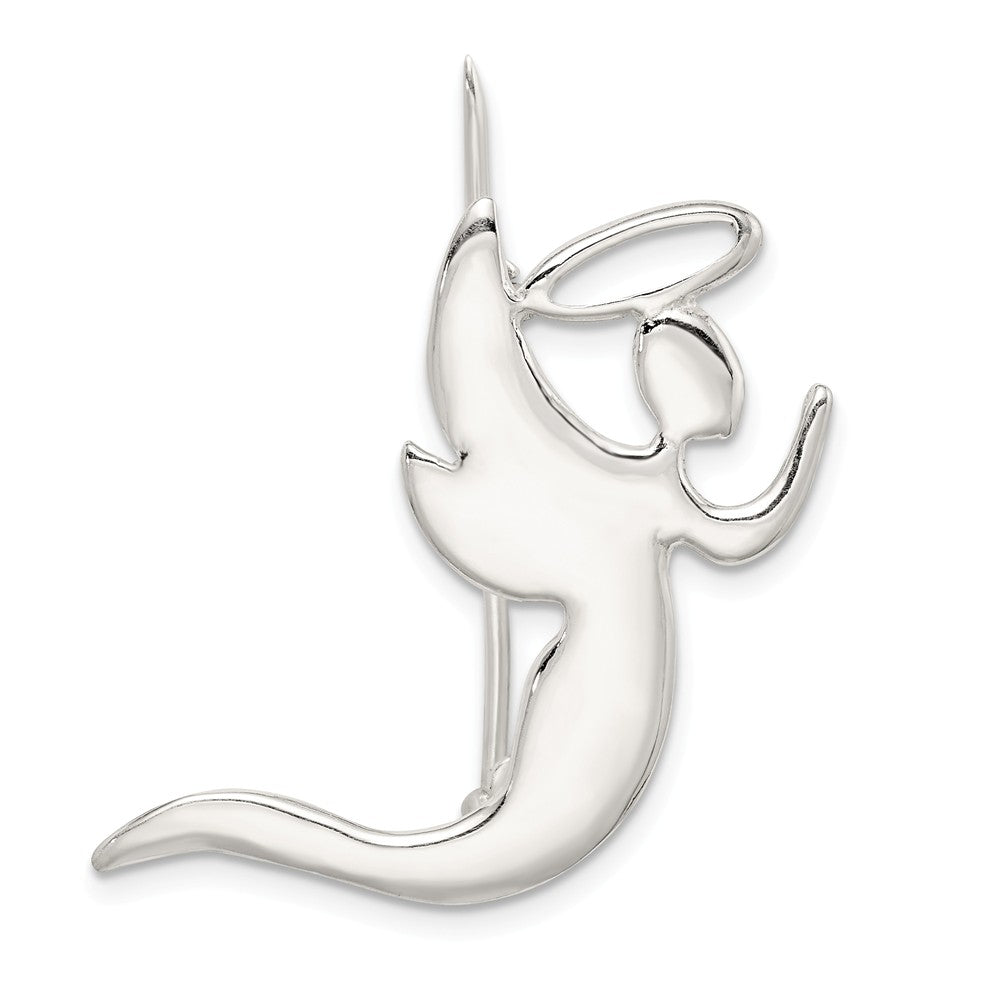 925 Sterling Silver Angel Kneeling in Prayer Pin