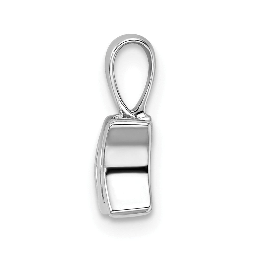Million Charms 925 Sterling Silver Rhodium-Plated Vibrant Diamond Mom Pendant