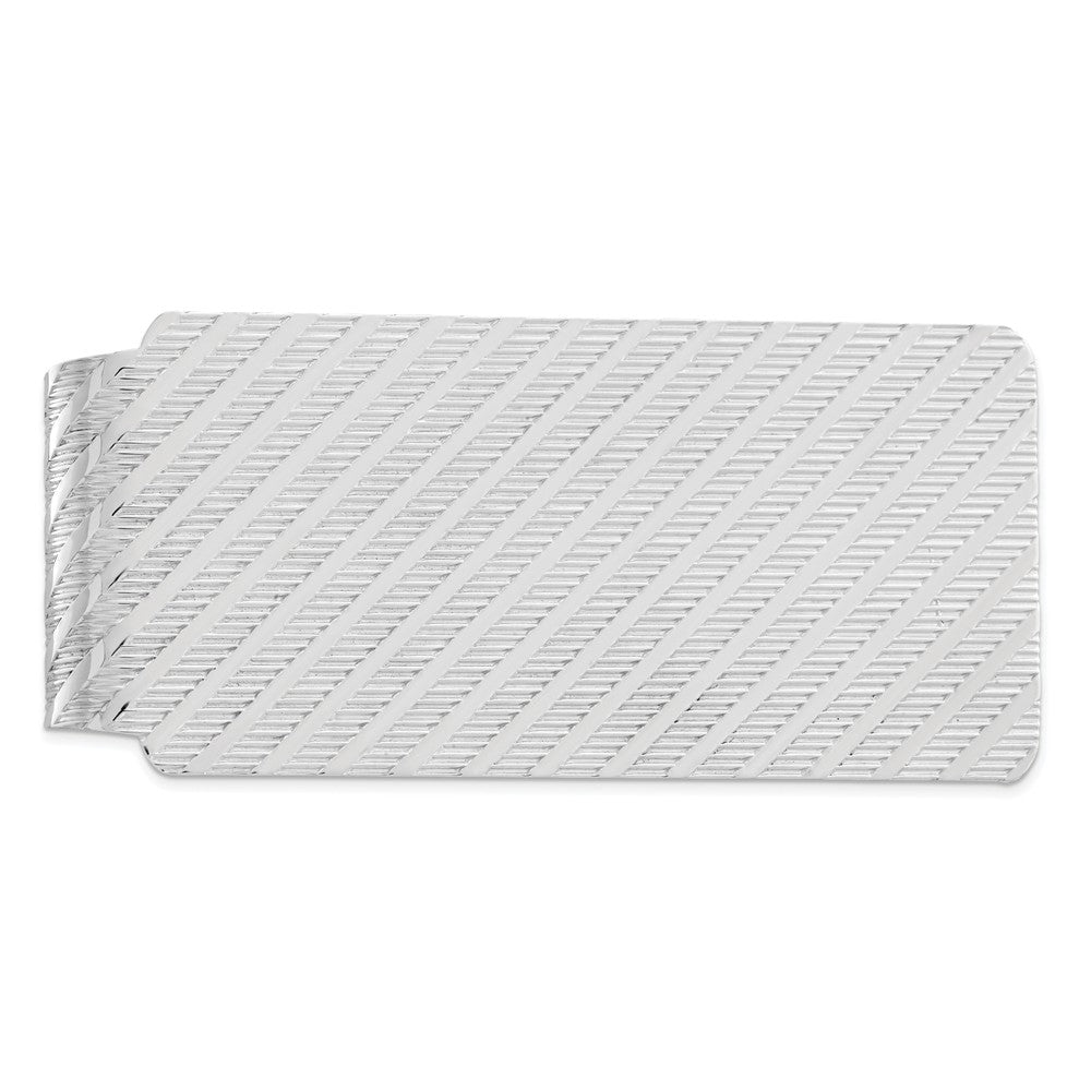 Occasion Gallery, Men's Accessories, 925 Sterling Silver Rhodium-plated Money Clip