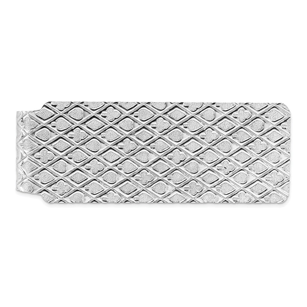 Occasion Gallery, Men's Accessories, 925 Sterling Silver Rhodium-plated Money Clip