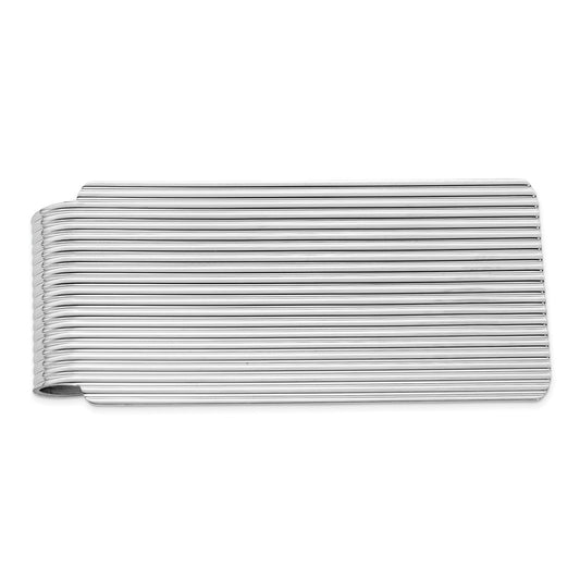Occasion Gallery, Men's Accessories, 925 Sterling Silver Rhodium-plated Money Clip