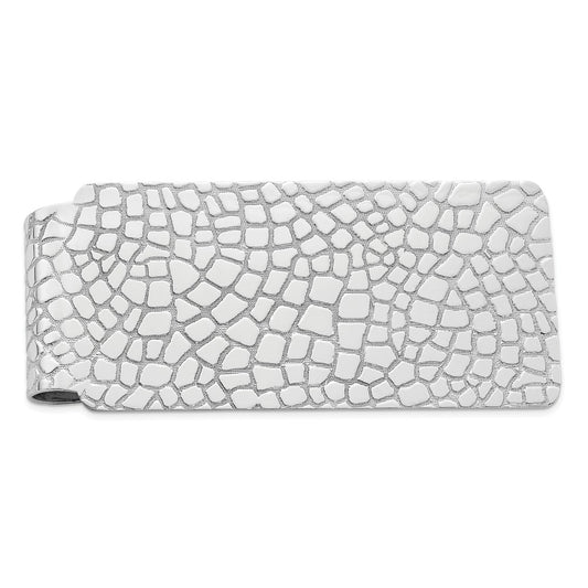 Occasion Gallery, Men's Accessories, 925 Sterling Silver Rhodium-plated Money Clip
