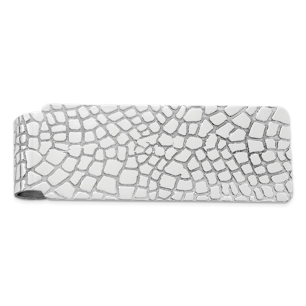 Occasion Gallery, Men's Accessories, 925 Sterling Silver Rhodium-plated Money Clip