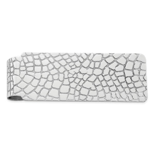 Occasion Gallery, Men's Accessories, 925 Sterling Silver Rhodium-plated Money Clip