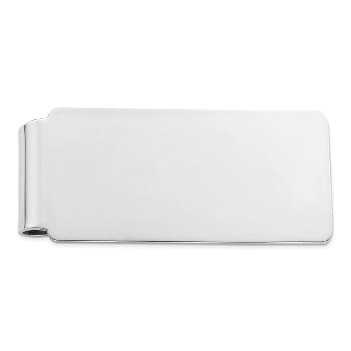 Occasion Gallery, Men's Accessories, 925 Sterling Silver Rhodium-plated Money clip
