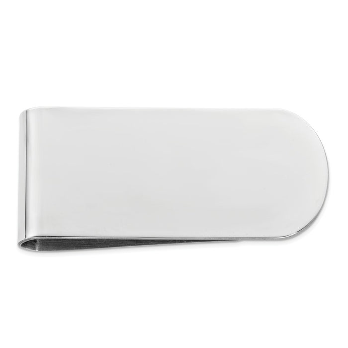 Occasion Gallery, Men's Accessories, 925 Sterling Silver Rhodium-plated Money Clip