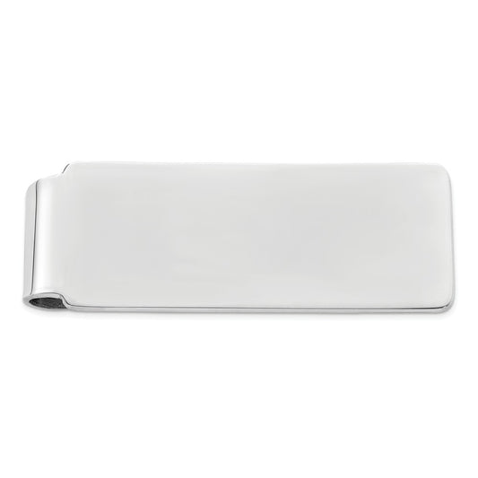 Occasion Gallery, Men's Accessories, 925 Sterling Silver Rhodium-plated Money clip