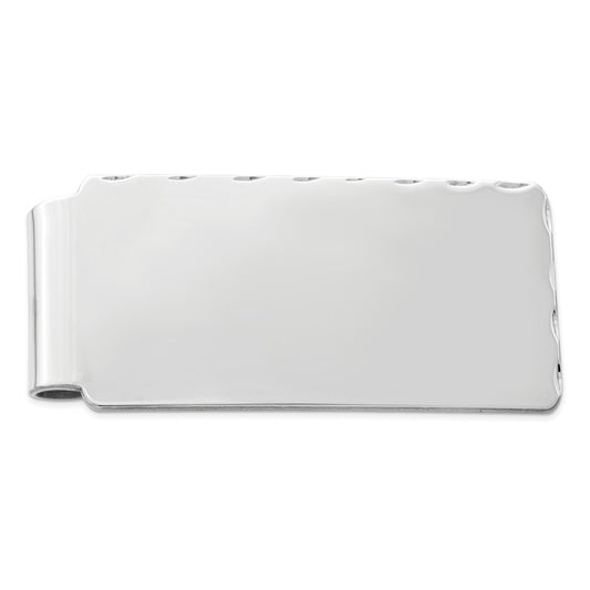 Occasion Gallery, Men's Accessories, 925 Sterling Silver Rhodium-plated Money Clip