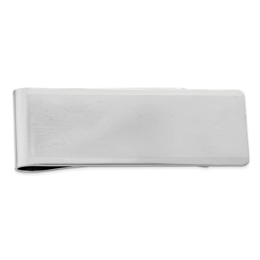 Occasion Gallery, Men's Accessories, 925 Sterling Silver Rhodium-plated Money Clip