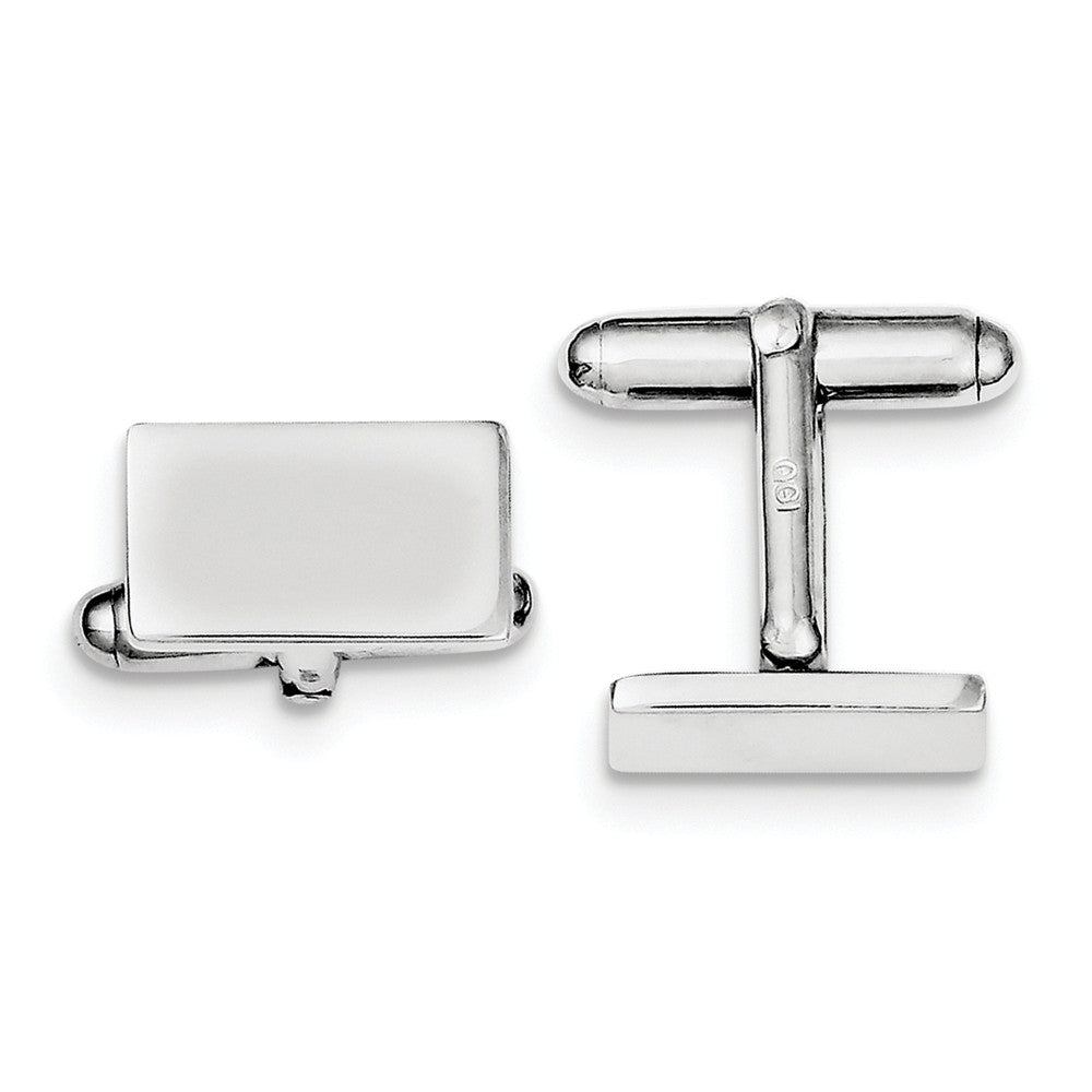 Occasion Gallery, Men's Accessories, 925 Sterling Silver Rhodium-plated and Cuff Links