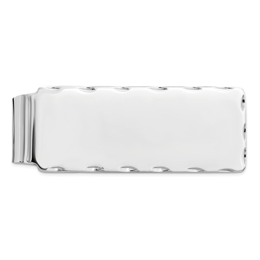 Occasion Gallery, Men's Accessories, 925 Sterling Silver Rhodium-plated Money Clip