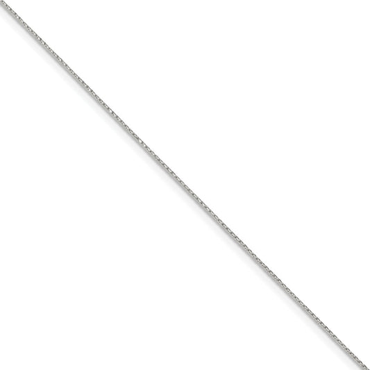 Million Charms 925 Sterling Silver .85mm Diamond-cut Round Spiga Bracelet, Chain Length: 8 inches