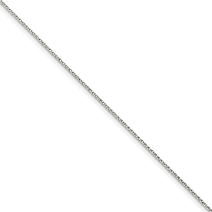 Million Charms 925 Sterling Silver 1.25mm Diamond-cut Round Spiga Chain, Chain Length: 7 inches