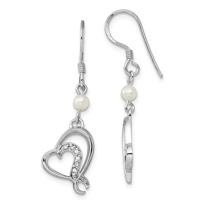 Stella Silver 925 Sterling Silver A Gift For My Sister/ For My Bridesmaid Earrings, 36mm x 13mm