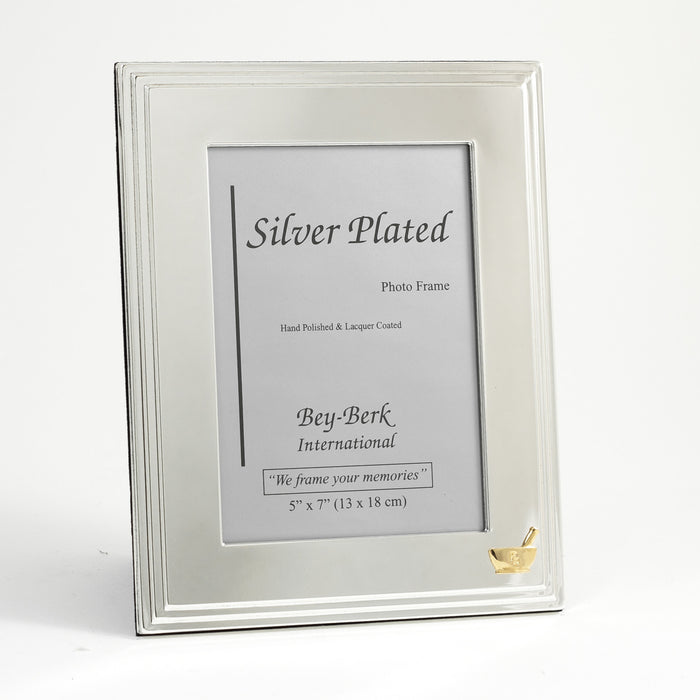 Occasion Gallery Silver Color Silver Plated 5"x7" Picture Frame with "Pharmacy" Emblem and Easel Back. 7.5 L x 0.25 W x 9.65 H in.