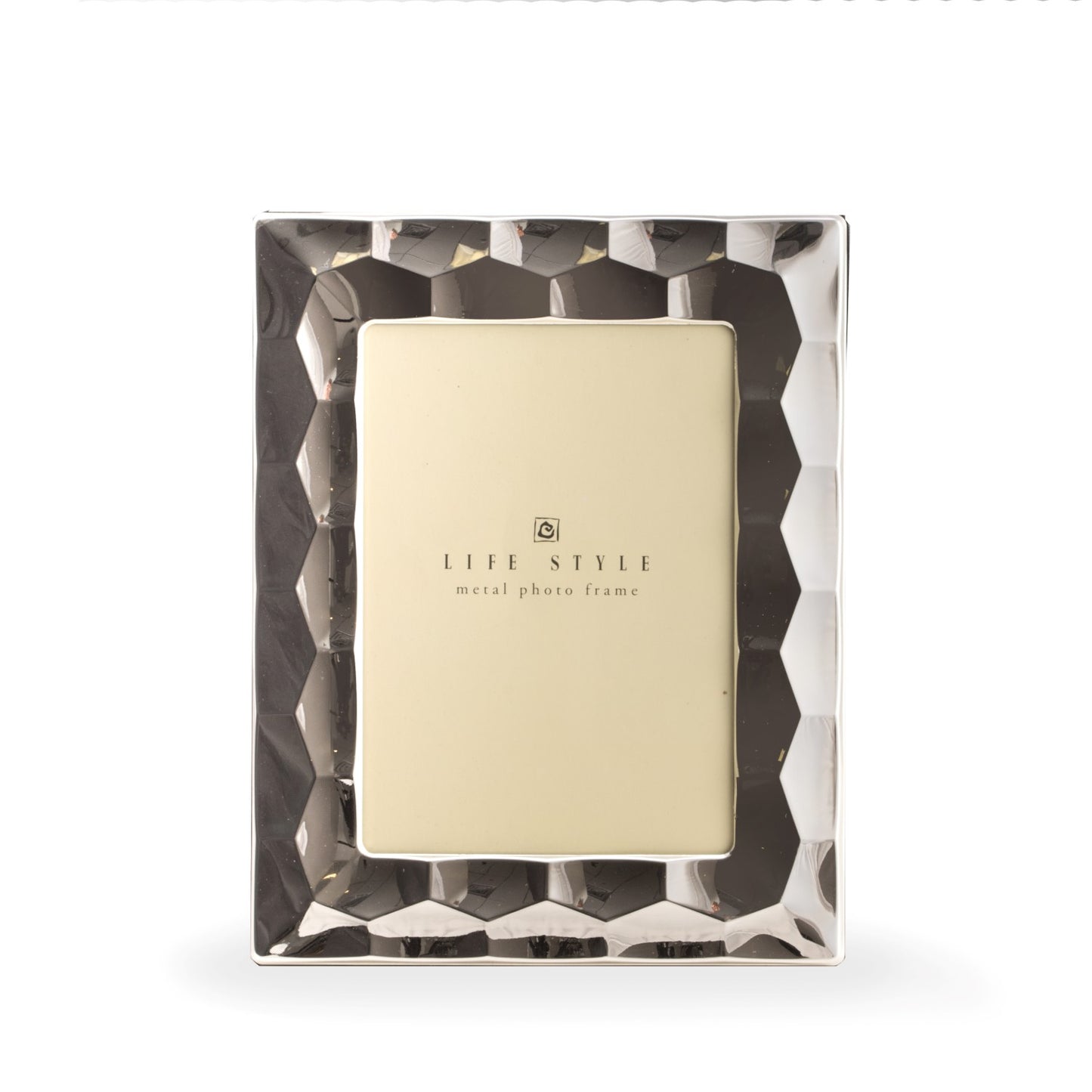 Occasion Gallery Silver Color Silver Plated 5"x7" Picture Frame with Easel Back. 7.5 L x 0.25 W x 9.5 H in.