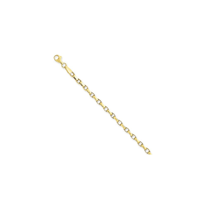 Million Charms 14k Yellow Gold Fancy Link Bracelet, Chain Length: 7.25 inches
