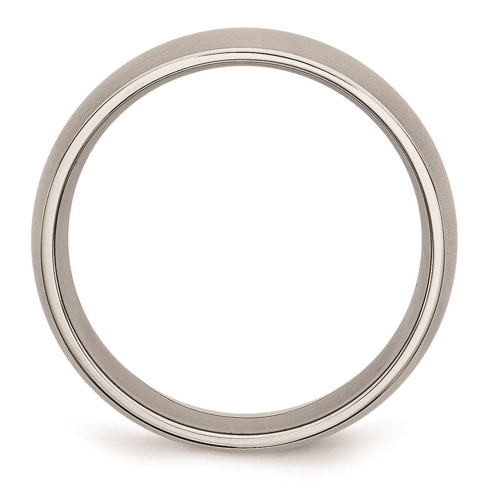 Unisex Fashion Jewelry, Chisel Brand Stainless Steel 7mm Brushed Ring Band