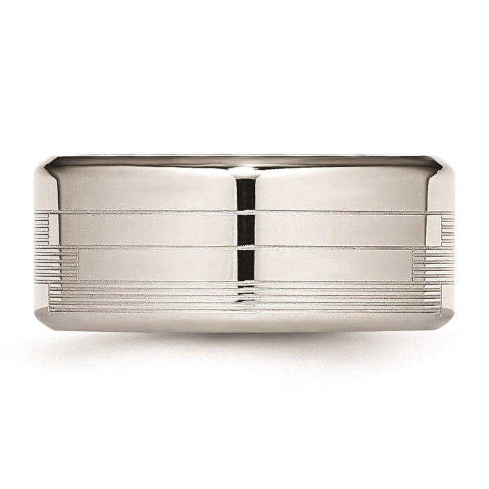 Unisex Fashion Jewelry, Chisel Brand Stainless Steel Textured Ring