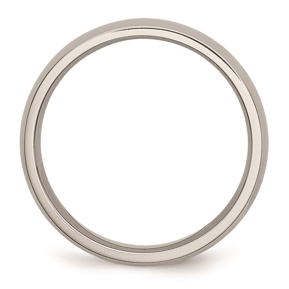 Unisex Fashion Jewelry, Chisel Brand Stainless Steel 5mm Polished Ring Band