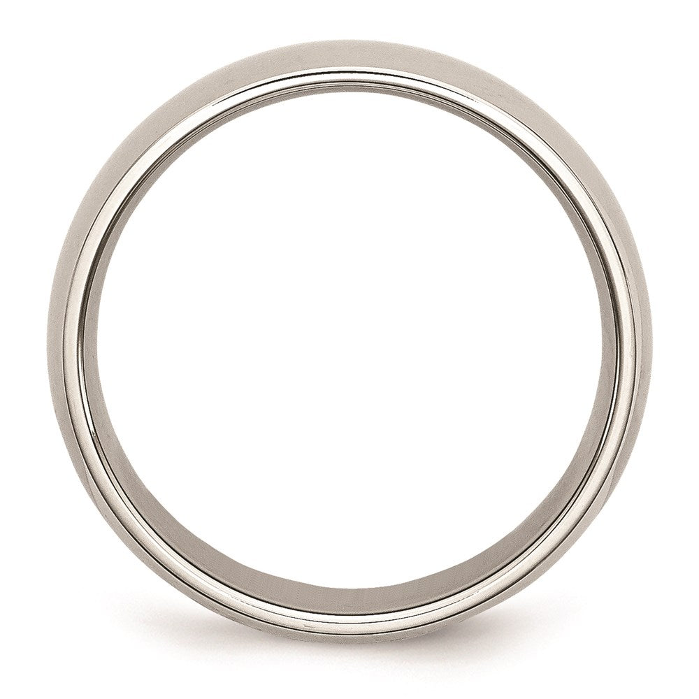Unisex Fashion Jewelry, Chisel Brand Stainless Steel 6mm Polished Ring Band