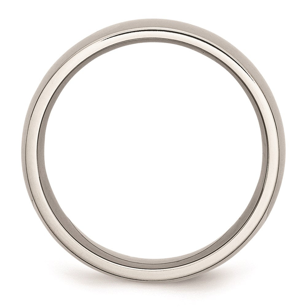 Unisex Fashion Jewelry, Chisel Brand Stainless Steel 8mm Polished Ring Band