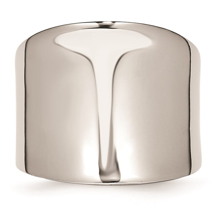 Women's Fashion Jewelry, Chisel Brand Stainless Steel Polished Ring