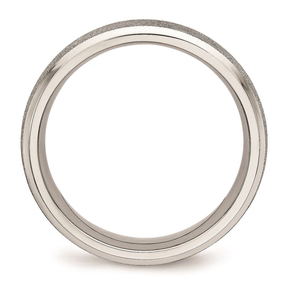 Unisex Fashion Jewelry, Chisel Brand Stainless Steel Polished Laser Cut Ring