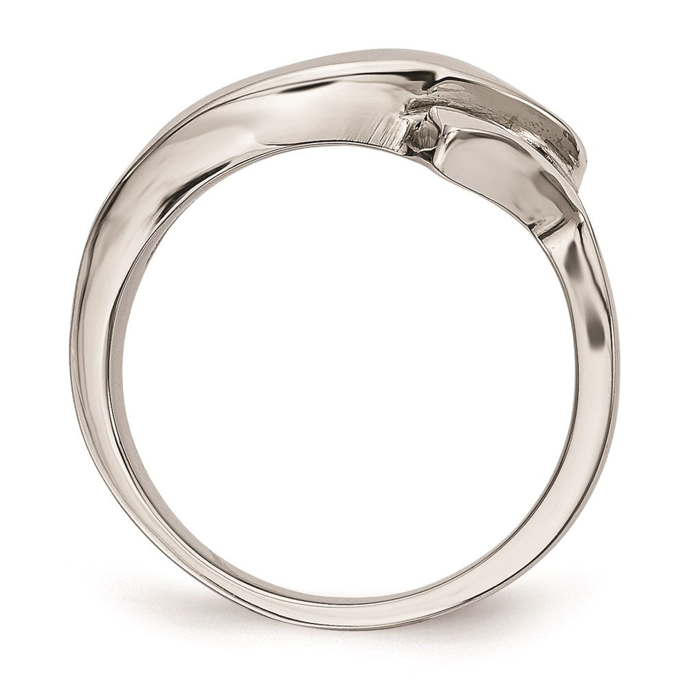 Women's Fashion Jewelry, Chisel Brand Stainless Steel Polished Ring