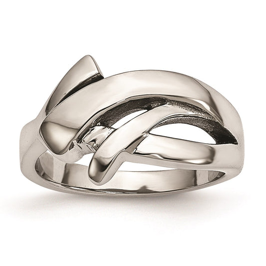 Women's Fashion Jewelry, Chisel Brand Stainless Steel Polished Ring